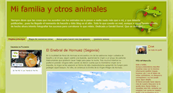 Desktop Screenshot of elblogdemifamiliayotrosanimales.com