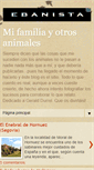 Mobile Screenshot of elblogdemifamiliayotrosanimales.com